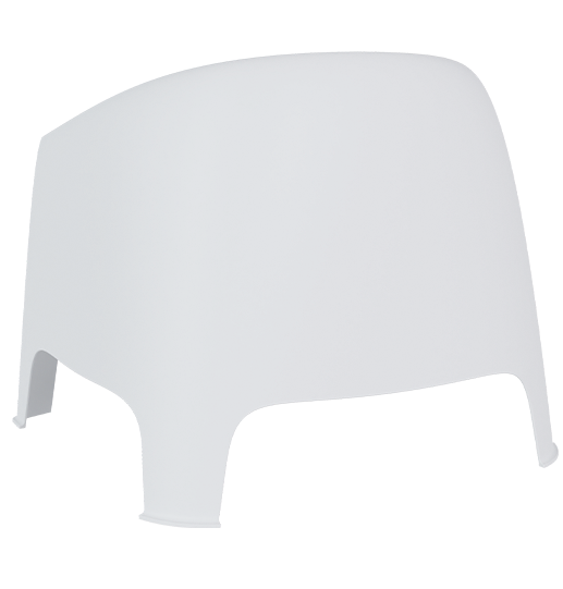 Cadeira de jardim em plástico para uso exterior, proteção contra raios UV, reciclável. Fabricado em Portugal, Plásticos Joluce.